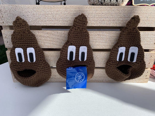 Poop Emoji Dog Bag Holder