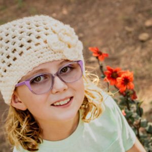 Chic Cloche Hat with Flower - Image 2