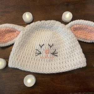 Winter Crochet Bunny Hat