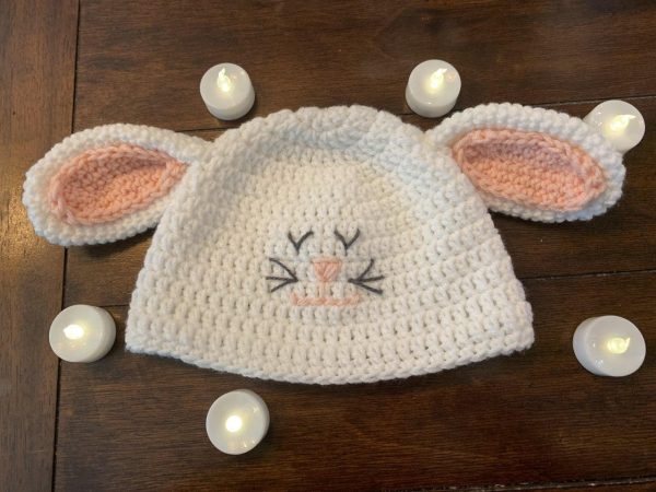 Winter Crochet Bunny Hat