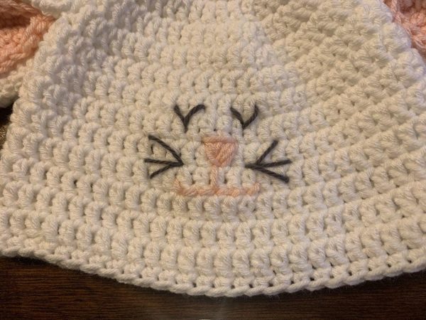 Crocheted Bunny Hat - Image 6
