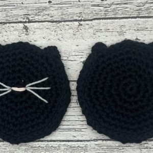 Crochet Cat Coasters