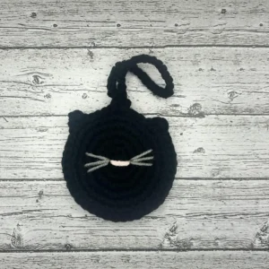 Crocheted Cat Bag Charm - Image 7