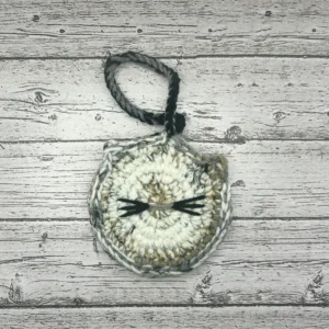 Crocheted Cat Bag Charm - Image 6