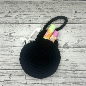 Crocheted Cat Bag Charm