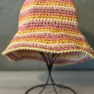 Crochet Cotton Sun Hat - Image 2
