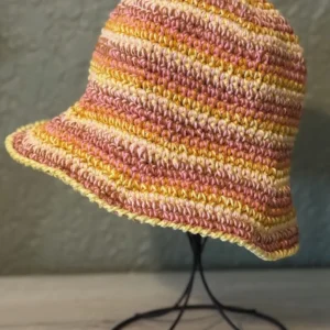 Crochet Cotton Sun Hat - Image 5