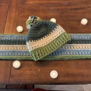 Crocheted Hat and Infinity Scarf - Image 2