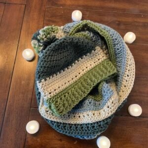 Crocheted Hat and Infinity Scarf - Image 8