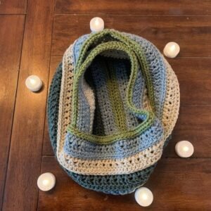 Crocheted Hat and Infinity Scarf - Image 7