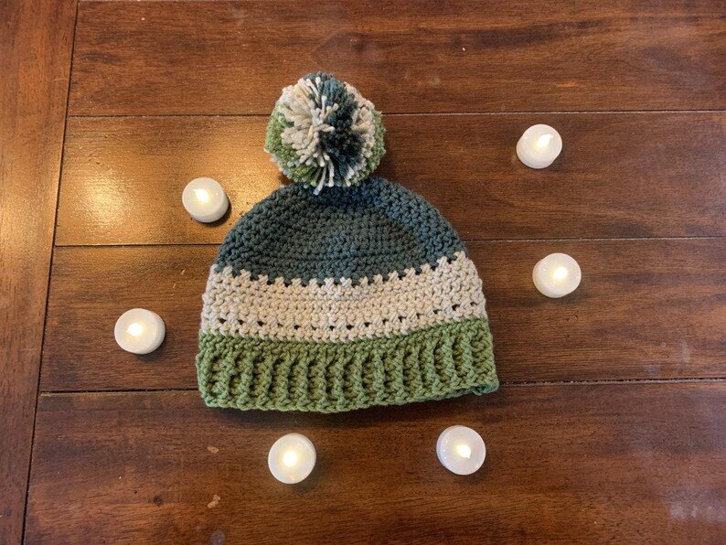 Crocheted Hat and Infinity Scarf - Image 5