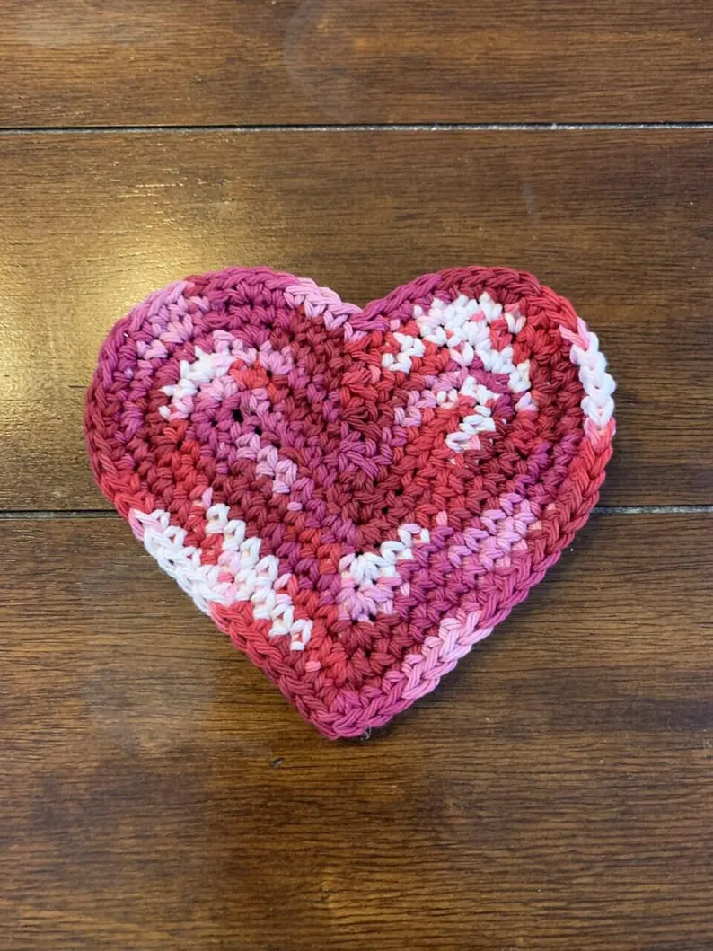 Delightful Heart Crochet Coasters - Image 2