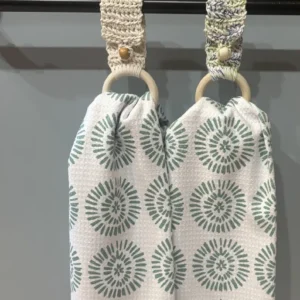 Crochet Kitchen Towel Holder - Image 2