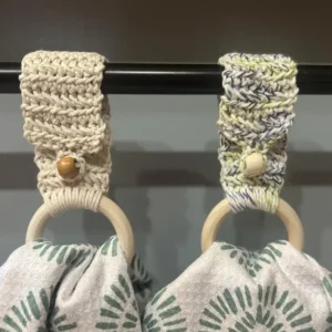 Crochet Kitchen Towel Holder - Image 6