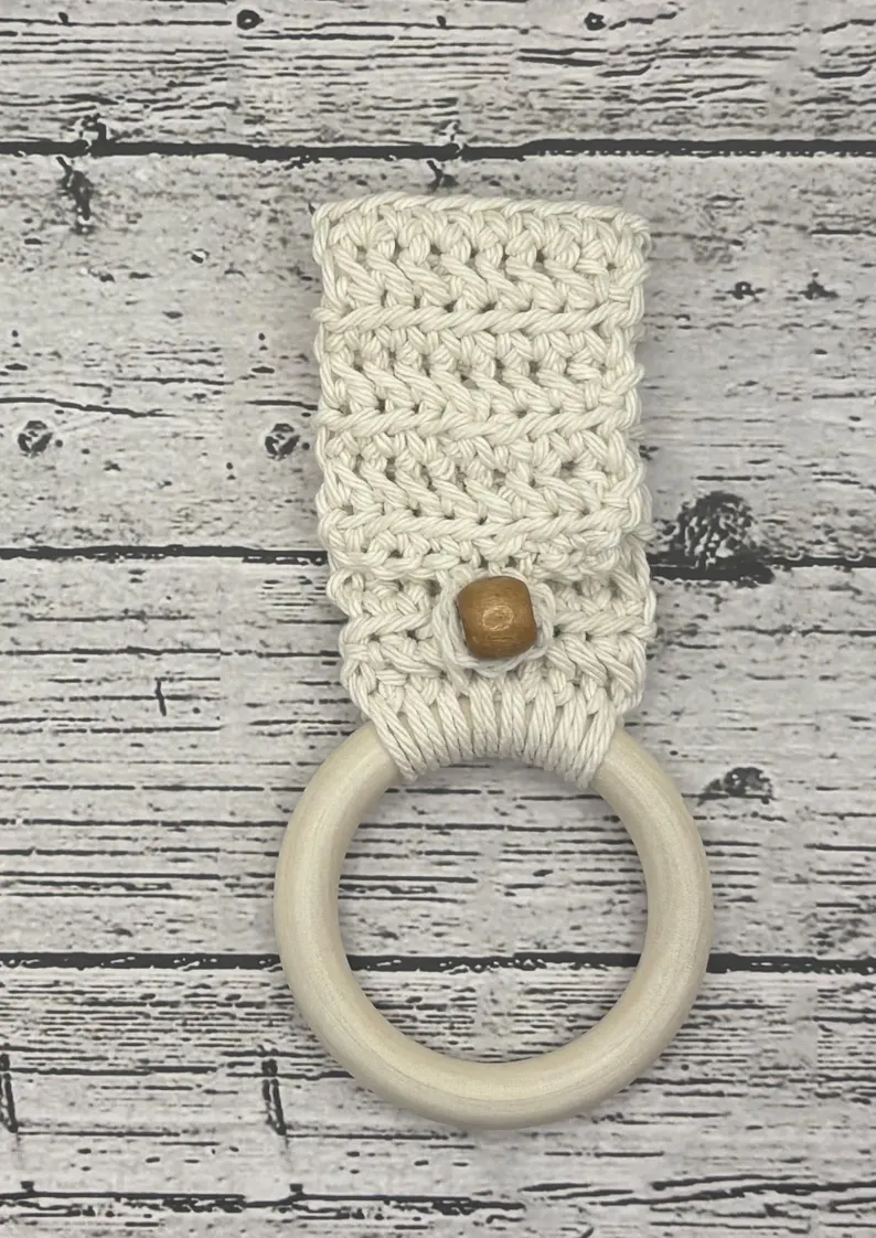 Crochet Kitchen Towel Holder - Image 5