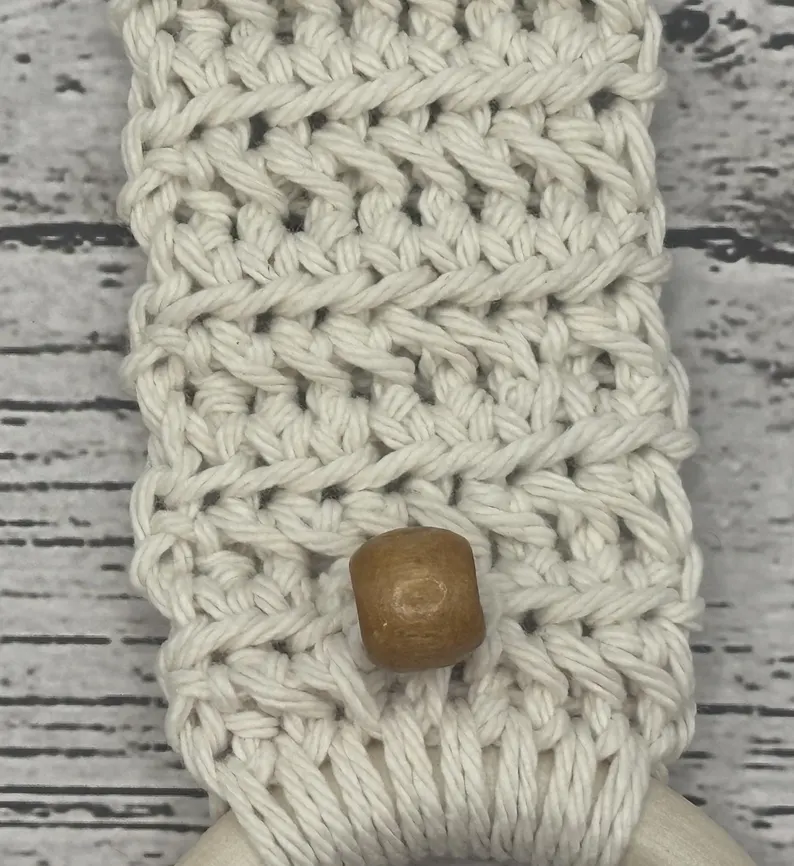 Crochet Kitchen Towel Holder - Image 3