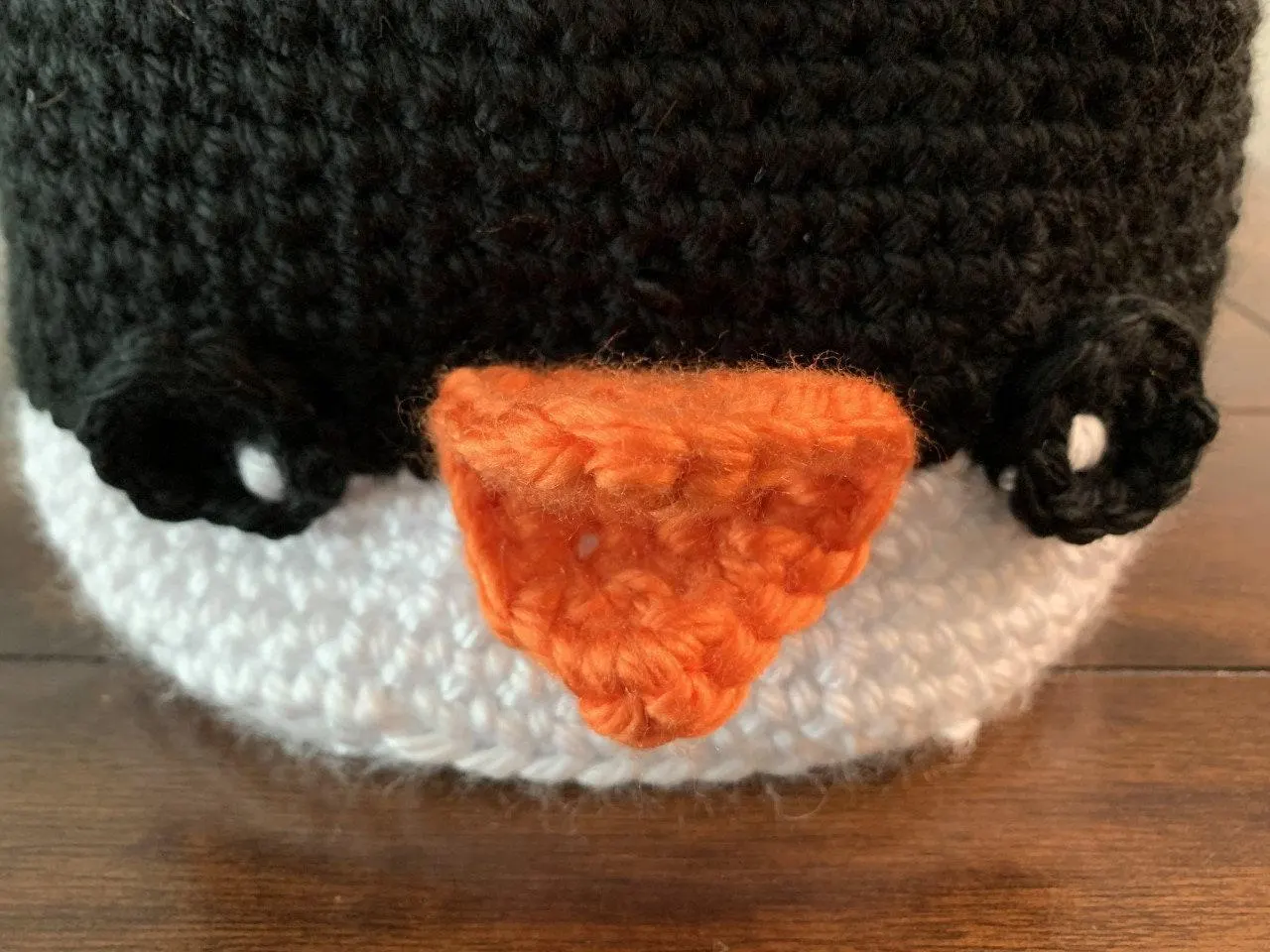 Penguin Crocheted Basket - Image 3