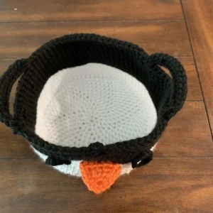 Penguin Crocheted Basket - Image 2