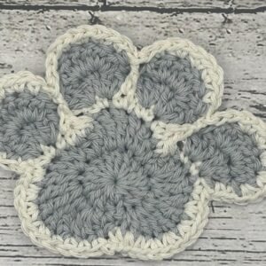 Crocheted Paw Coasters - Image 2