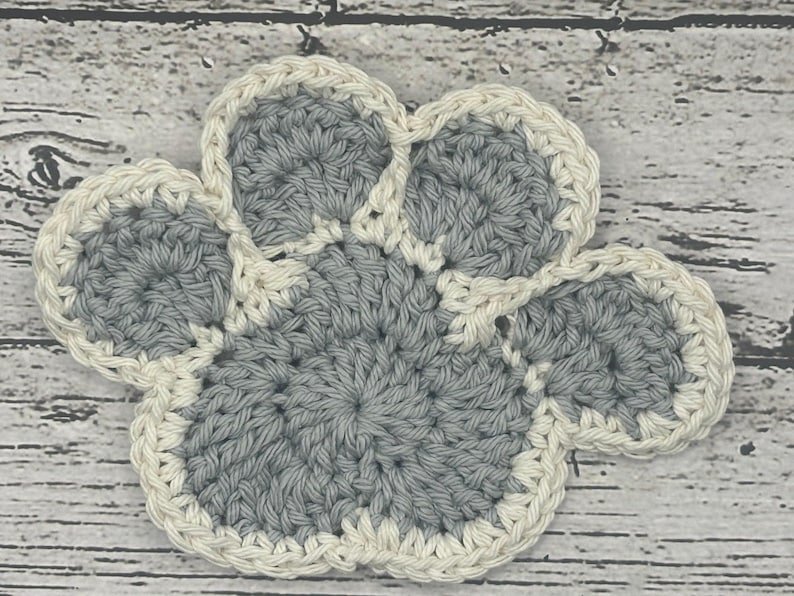 Crocheted Paw Coasters - Image 2