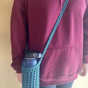 Crocheted Water Bottle Holder - Image 6