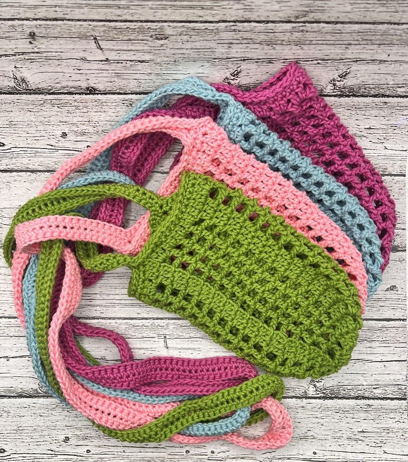 Crocheted Water Bottle Holder - Image 4
