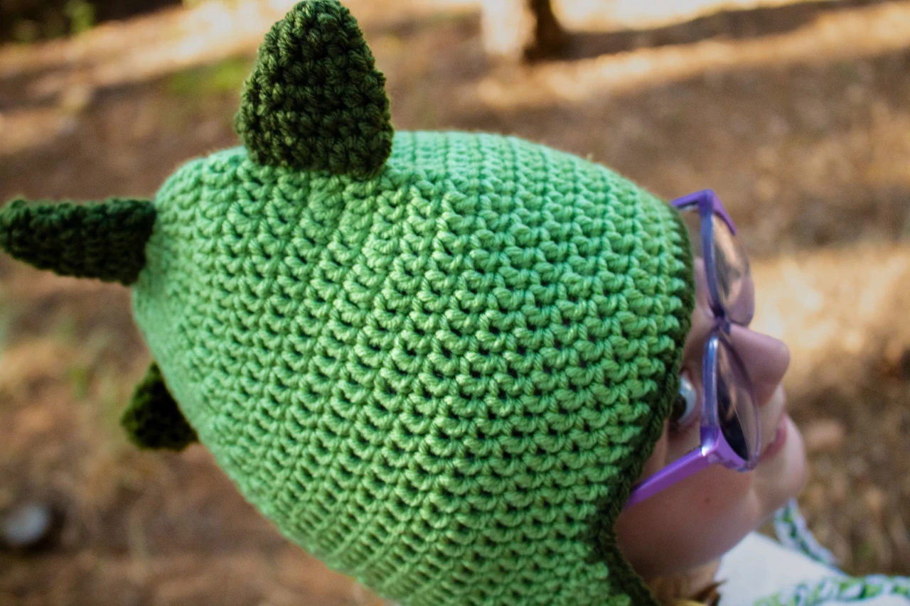 Crochet Dinosaur Hat