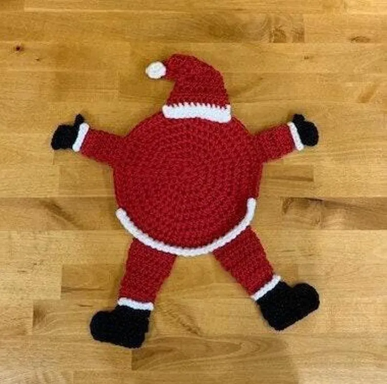 Festive Santa Pot Holder