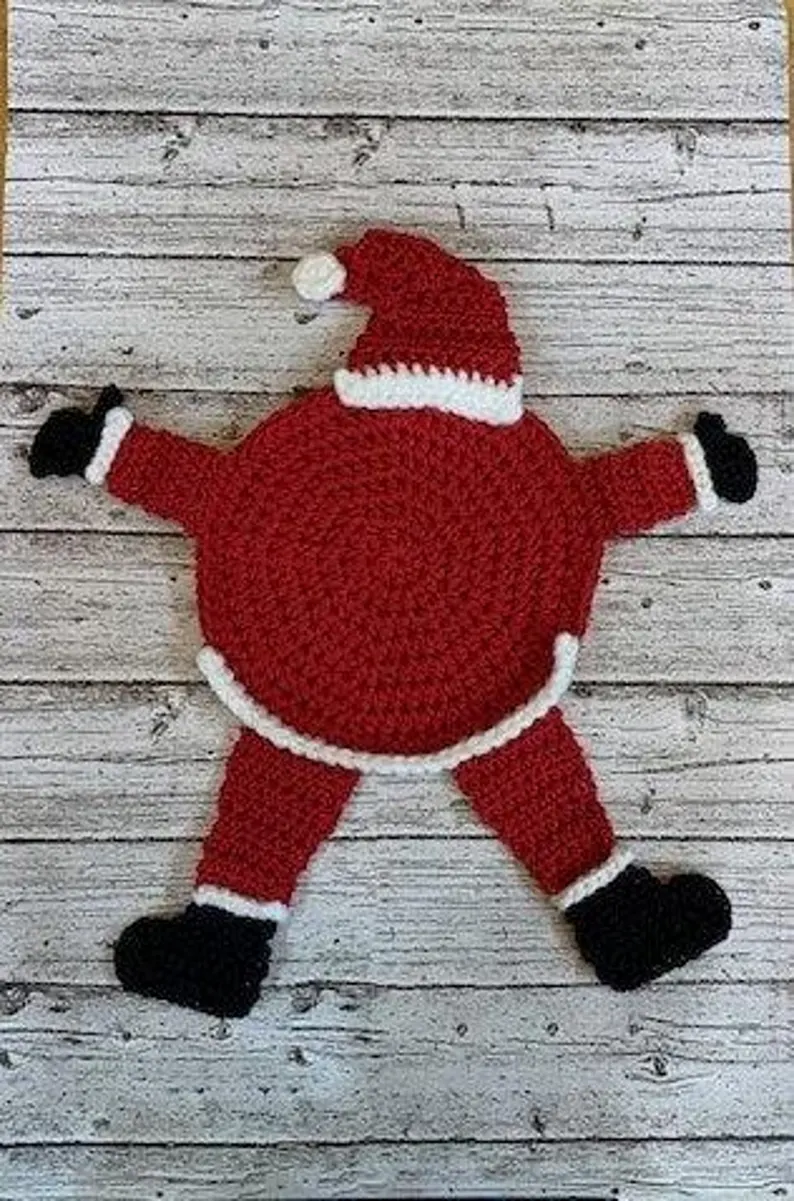 Festive Santa Pot Holder