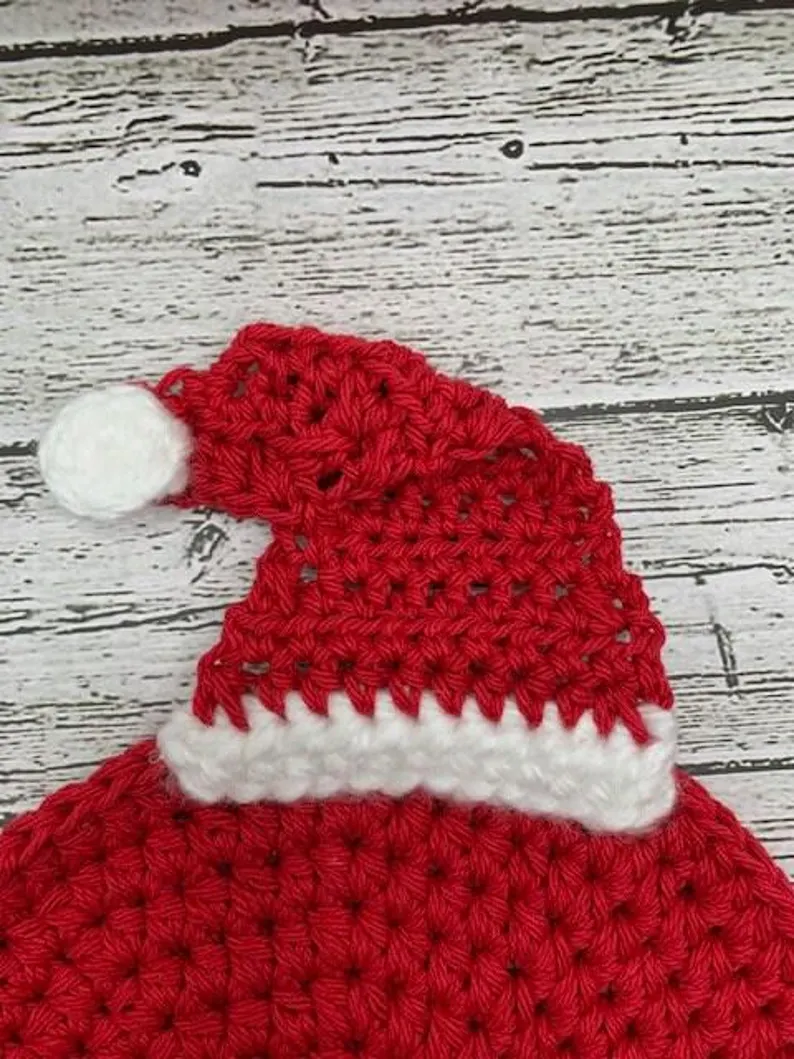 Festive Santa Pot Holder