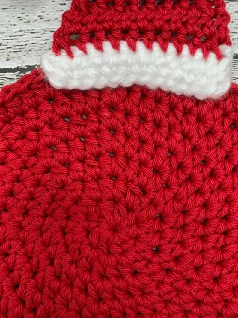 Festive Santa Pot Holder