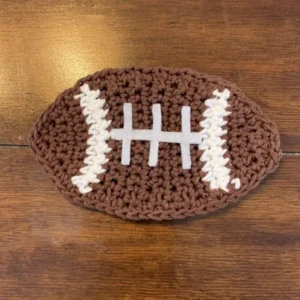 Crochet Football Coasters - Image 2