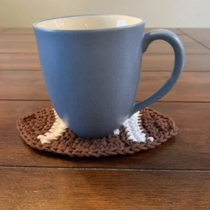 Crochet Football Coasters - Image 4