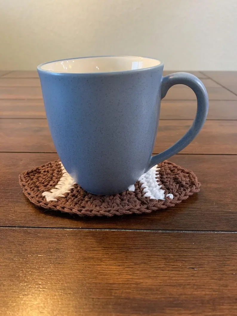 Crochet Football Coasters - Image 4