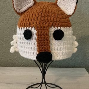 Crochet Sly and Clever Fox Hat - Image 4