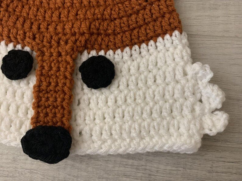 Crochet Sly and Clever Fox Hat - Image 5