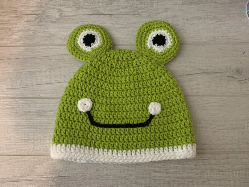 Crochet Frog Hat