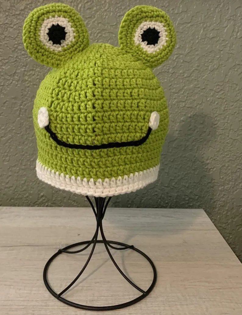 Crochet Frog Hat - Image 2
