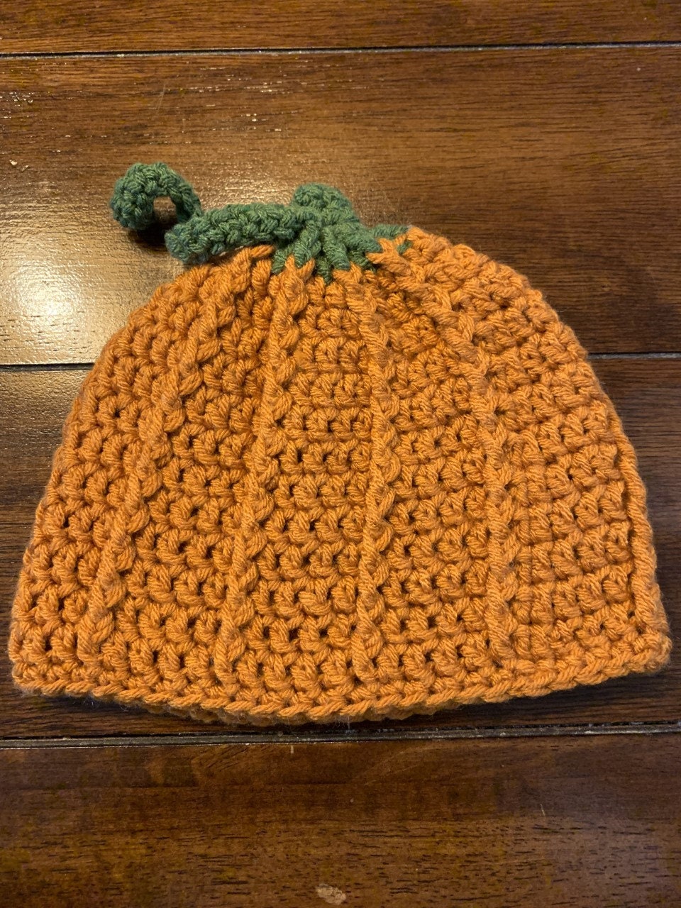 Cozy Crochet Pumpkin Hat - Image 1