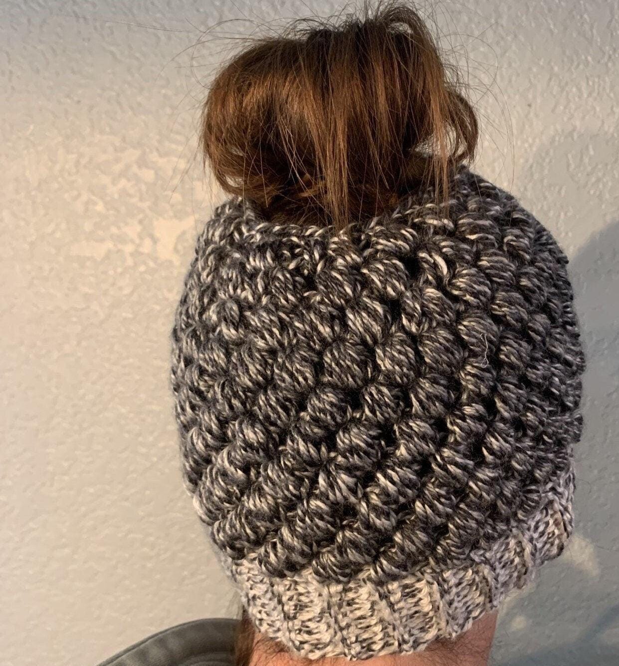Messy Bun Beanie - Image 1