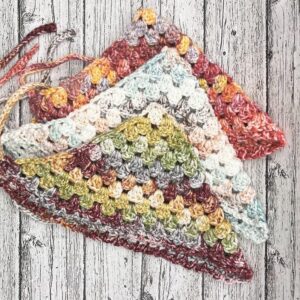 Fashionable Crocheted Cotton Bandanas