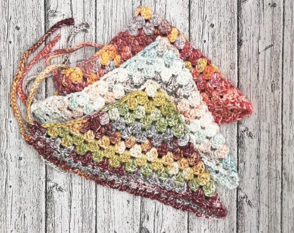 Fashionable Crocheted Cotton Bandanas - Image 1