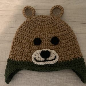 Handcrafted Crochet Bear Hat