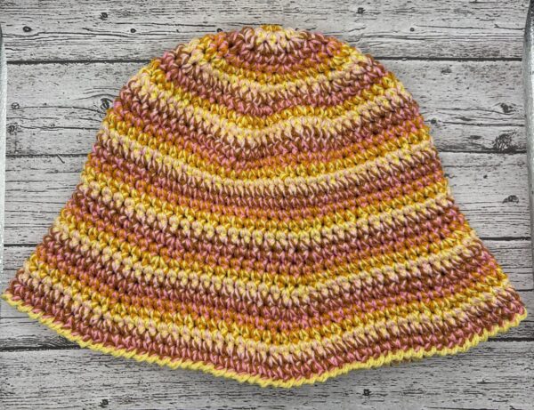 Crochet Cotton Sun Hat - Image 1