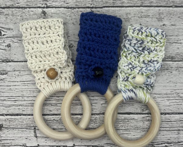 Crochet Kitchen Towel Holder - Image 1