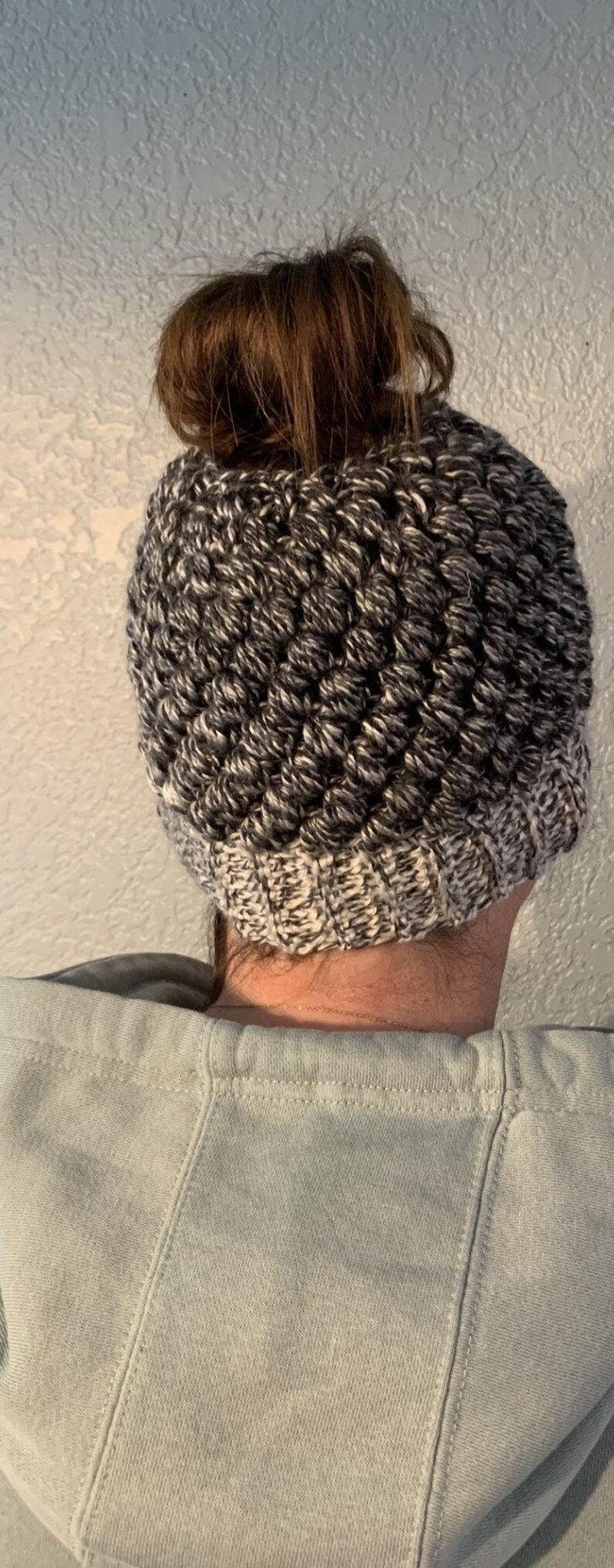 Messy Bun Beanie - Image 5