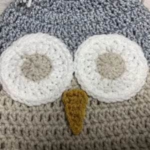 Handmade Crochet Owl Hat - Image 4