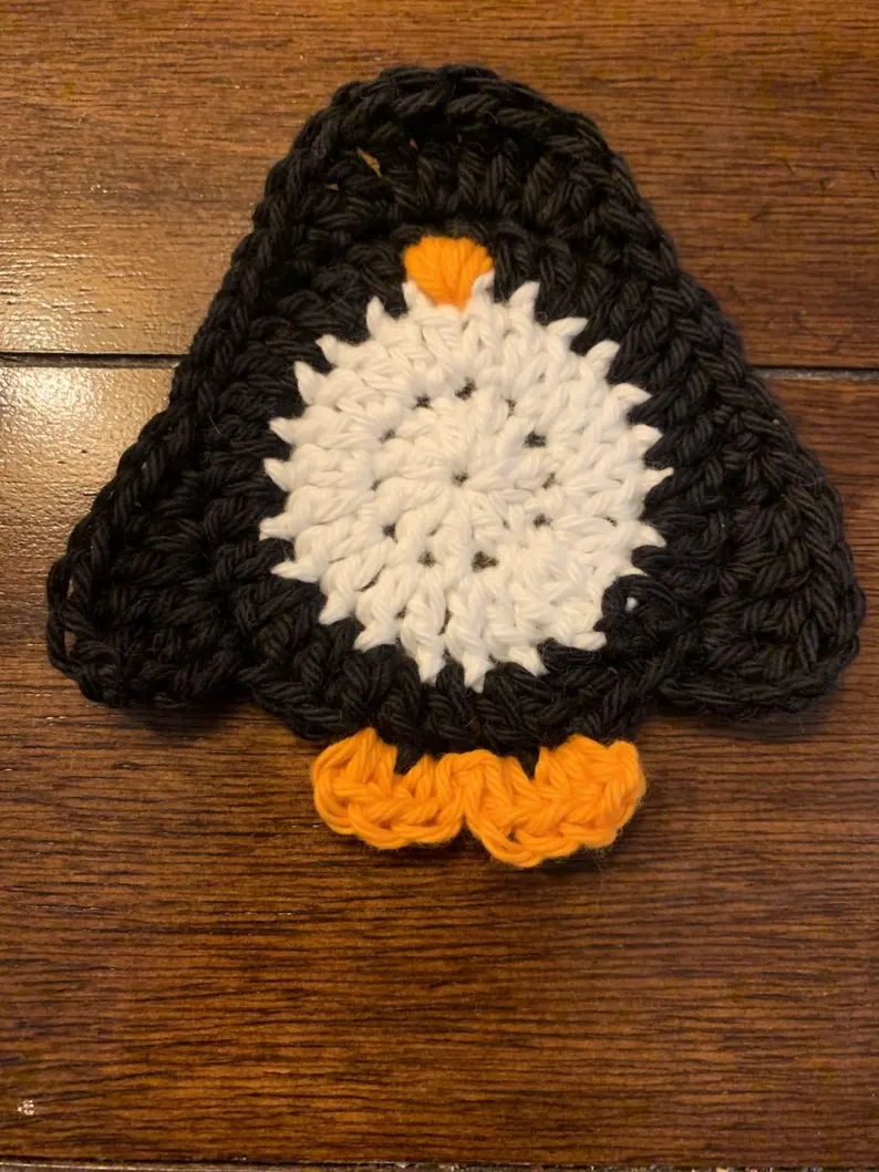 Crochet Penguin Coasters