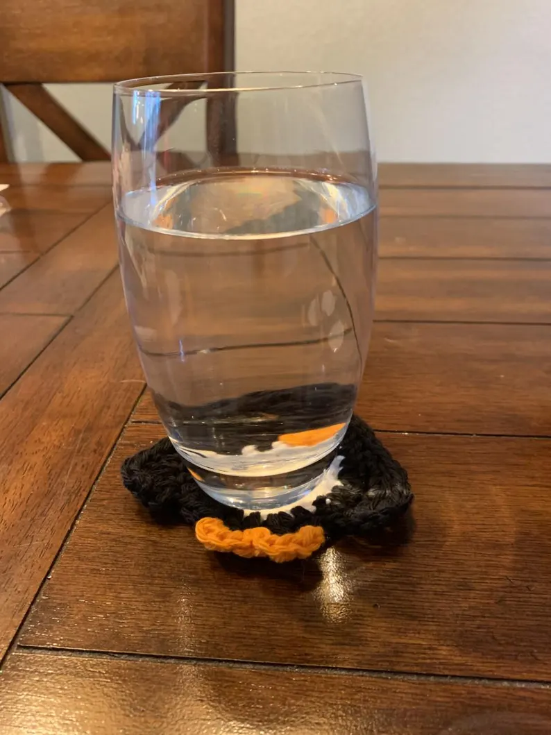 Crochet Penguin Coasters