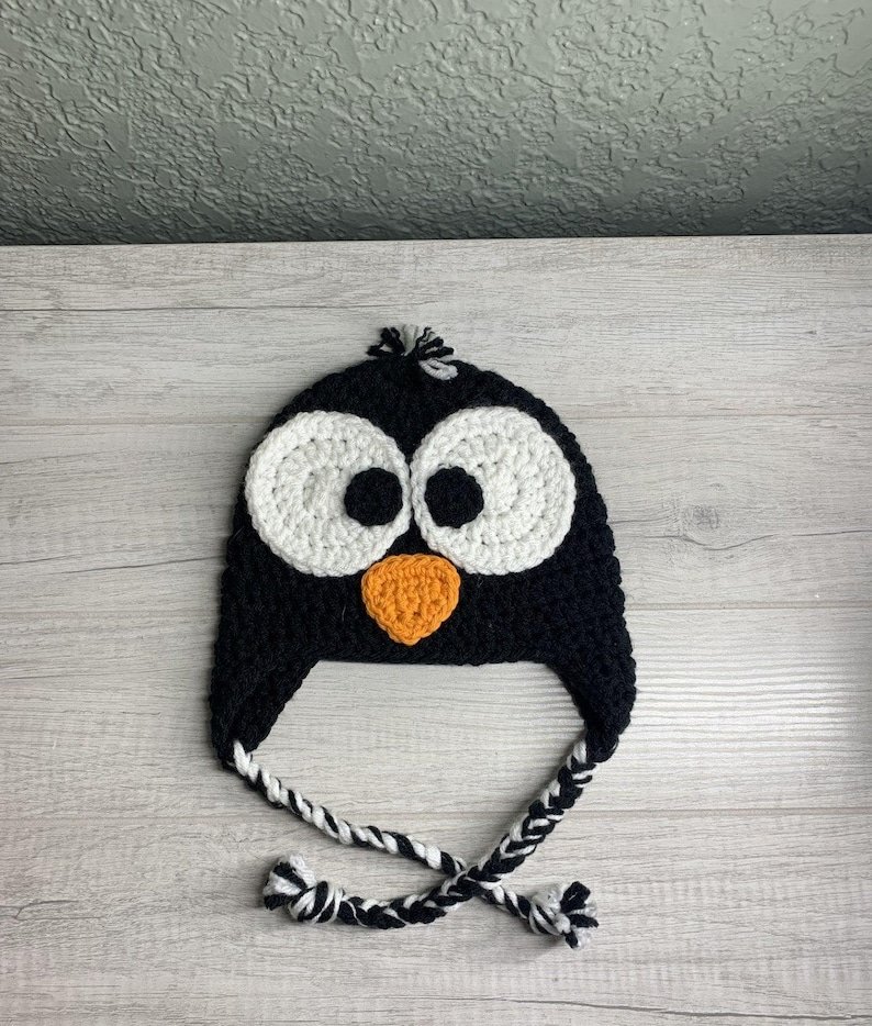 Crochet Penguin Hat
